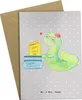 Mr. & Mrs. Panda neujahrskarte Bibliothekarin Herz - Grau Produktbild-Vorschau 1