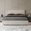 ITYHOME - Gepolstertes Bett mit Lattenrost 160x190 mit Produktbild-Vorschau 2