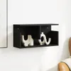 vidaXL Nástenná skrinka 60x20x30 cm čierna materiál na báze Náhľad obrázku produktu 3