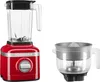 A red KitchenAid blender and a citrus juicer attachment are shown against a white background. Podgląd zdjęcia produktu