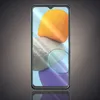 A smartphone screen protector is shown on a dark, reflective surface. Produktbild-Vorschau