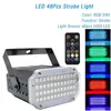 DJ Disco Bühne Party Lichter - 48 RGB LED Sound aktivierte Produktbild-Vorschau 3