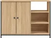vidaXL Příborník Sonoma Dub 100x33x75 cm výrobek ze dřeva Náhled obrázku produktu 6