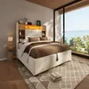 Boxspringbed 160x200 cm met hydraulische opbergruimte, Productafbeelding-voorbeeld 10