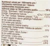 Nutritional information table in multiple languages. Podgląd zdjęcia produktu