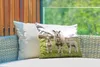 MuchoWow® Outdoor Kissen - Schafe - Nutztiere - Porträt - Produktbild-Vorschau 3