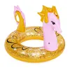 Bouée hippocampe à paillettes 115 cm Voir les images du produit 14
