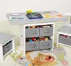 Yorbay Kindertisch mit 2 Stühle, Kindertisch mit Stauraum , Produktbild-Vorschau 3