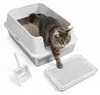 Edelstahl Katzenklo XXXL 71 x 51 x 30 cm offen, hoher Rand Produktbild-Vorschau 9