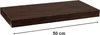 A dark wood-effect floating shelf with a measurement indicator. Náhled obrázku produktu