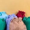 Látkový sáček 10x 25x20cm jutový sáček se stahovací šňůrkou Náhled obrázku produktu 3