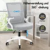 ALFORDSON Bürodrehstuhl, Ergonomischer Mittelhoher Produktbild-Vorschau 10