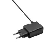 A black power adapter with European-style prongs is shown against a white background. Náhľad obrázku produktu