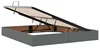 vidaXL Struttura letto con contenitore, grigio scuro, 180 x Anteprima dell’immagine prodotto 6