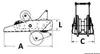 Osculati Seesaw Bow Roller SS AISI316 14 kg Anker-Zubehör Produktbild-Vorschau 2