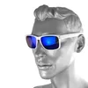 Rechteckige Nerd Sonnenbrille Weiß Matt Herren Damen Produktbild-Vorschau 2