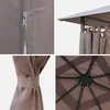 Tettoia + tende per pergolato Elusa 3x3m, Beige Anteprima dell’immagine prodotto 2