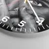 Wanduhr - Rund - Glasuhr - Graffiti Wand Farbe Malerei - Produktbild-Vorschau 5