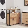 EUGAD Badezimmerschrank, Badschrank mit 2 offenen Fächern, Produktbild-Vorschau 8