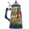 Bierkrug mit Deckel 0,7L – Klassischer Steinkrug mit Produktbild-Vorschau 8