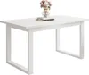Ausklappbarer Tisch ART 150-198 cm, Schwarz / Weiß Matt Produktbild-Vorschau 5
