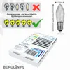 10x Stück E10 34V/3W Ersatzlampe für Schwibbogen, Produktbild-Vorschau 4