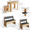 Eckbankgruppe Vicco Roman Goldkraft Eiche 150 x 120 cm mit Produktbild-Vorschau 7