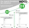 HOKO Kinderschreibtisch 100x60 cm höhenverstellbar mit Produktbild-Vorschau 10
