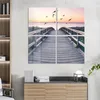 DEQORI Glasbild Echtglas 4x50x50 cm 'Dünenweg im Produktbild-Vorschau 3