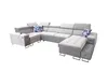 Sofa in U-Form Wohnlandschaft Schlaffunktion Eckcouch Produktbild-Vorschau 3