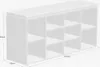 KESPER Schuhschrank weiß mit Sitzkissen grau, 9230713 Produktbild-Vorschau 9