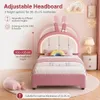 Polsterbett Kinderbett 90x200 cm mit Hasen-Design, Produktbild-Vorschau 6
