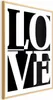 Posterpapier Poster - Black-and-White Love 40x60 cm Text Produktbild-Vorschau 1