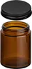 gouveo 24er Set Cremetiegel 150 ml aus Braunglas mit Produktbild-Vorschau 2