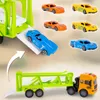 MalPlay Transporter Lastwager Set 6 Autos Fahrzeuge Produktbild-Vorschau 11