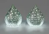 formano 1 Stück  Deko-Tropfen in Frosty-Silber grün mit Produktbild-Vorschau 2