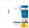 Etiketten A4 weiß 210x297 mm Movables/ablösbar Papier matt Produktbild-Vorschau 1