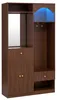 Kompaktgarderobe mit Spiegel und Sitzbank,Flurgarderobe mit Produktbild-Vorschau 14