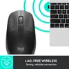 Logitech M190 Maus kabellos schwarz, anthrazit Produktbild-Vorschau 5
