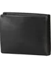 A black leather wallet is shown from a side angle against a white background. Produktbild-Vorschau