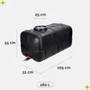 Garronda Wassertank 280 Liter Wasserbehälter mit Deckel Produktbild-Vorschau 2