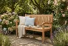 Teak Gartenbank Beaufort 150x50x92 cm, 3-Sitzer Bank, Produktbild-Vorschau 1