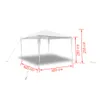 vidaXL Pavillon de jardin avec toit pyramidal 3 x 3 m Voir les images du produit 5