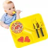 Set d'assiettes et de couverts pour enfants en forme Voir les images du produit 2