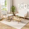 Iropro 2 Sitzer Sofa, Kleine Sofa mit Holzrahmen, Produktbild-Vorschau 3