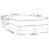 Łóżko Kontynentalne Z Materacem, Brązowe, Tkanina, 120X200 Podgląd zdjęcia produktu 7