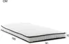 Merax Federkernmatras 90x190 cm, 10 cm dik, met Productafbeelding-voorbeeld 4