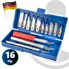 EUROTOOLS 16 pcs. jeu de couteaux de précision scalpel set Voir les images du produit 2