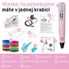 Fleau Kids 3D Pero Starter Pack Ružová L - 36m Filamentu - Náhľad obrázku produktu 2