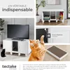 Maison de toilettage pour chat FREYA avec tapis à gratter Voir les images du produit 4